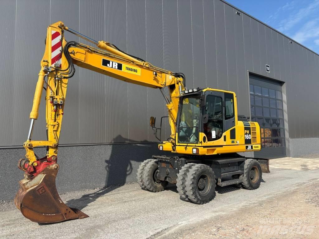 Komatsu PW 160 Kolesové rýpadlá
