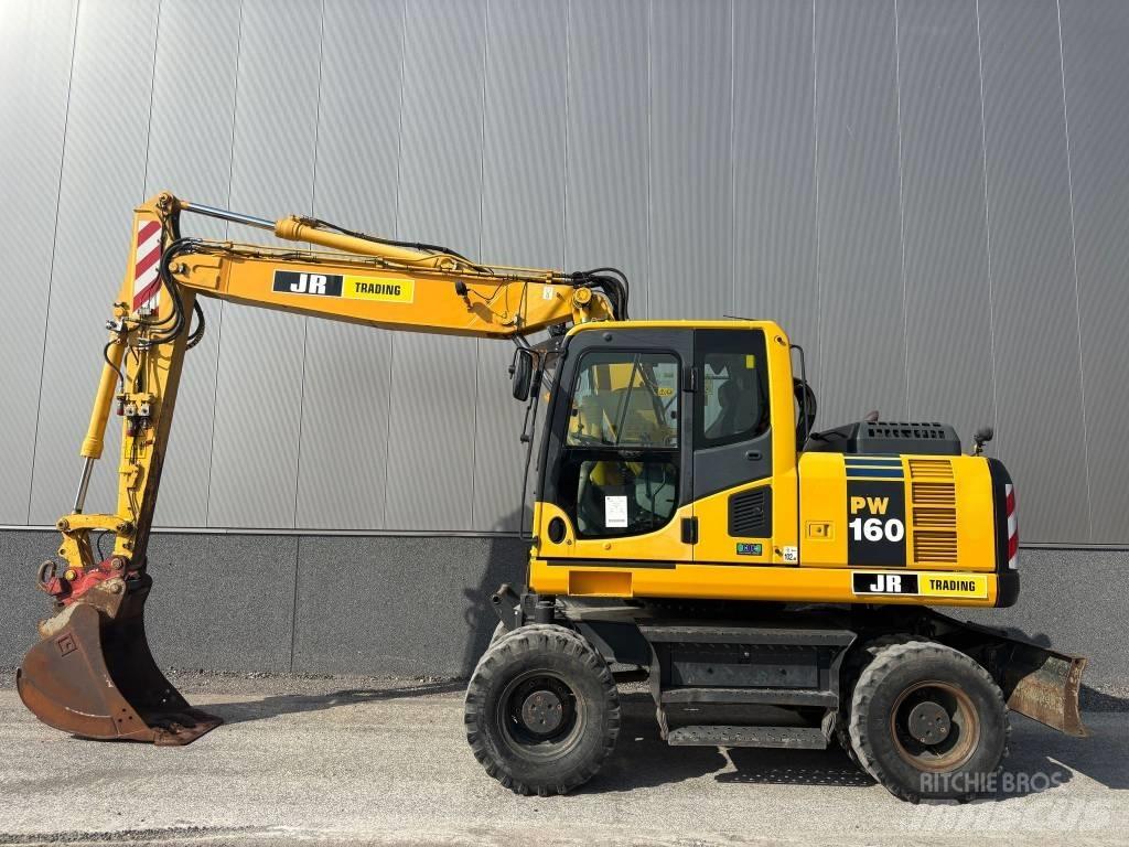 Komatsu PW 160 Kolesové rýpadlá