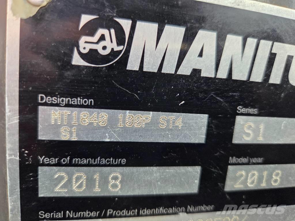 Manitou MT 1840 Teleskopické manipulátory