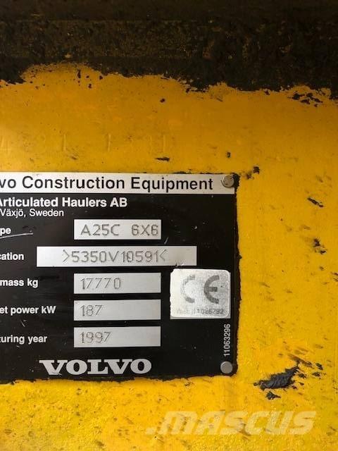 Volvo A 25 C Kĺbové nákladné autá