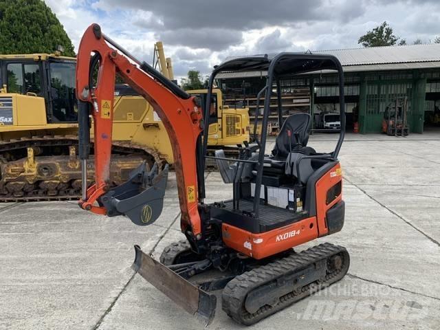 Kubota KX 018-4 Mini rýpadlá < 7t