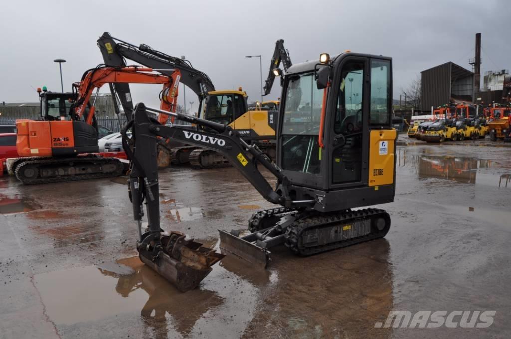 Volvo EC 18 E Mini rýpadlá < 7t