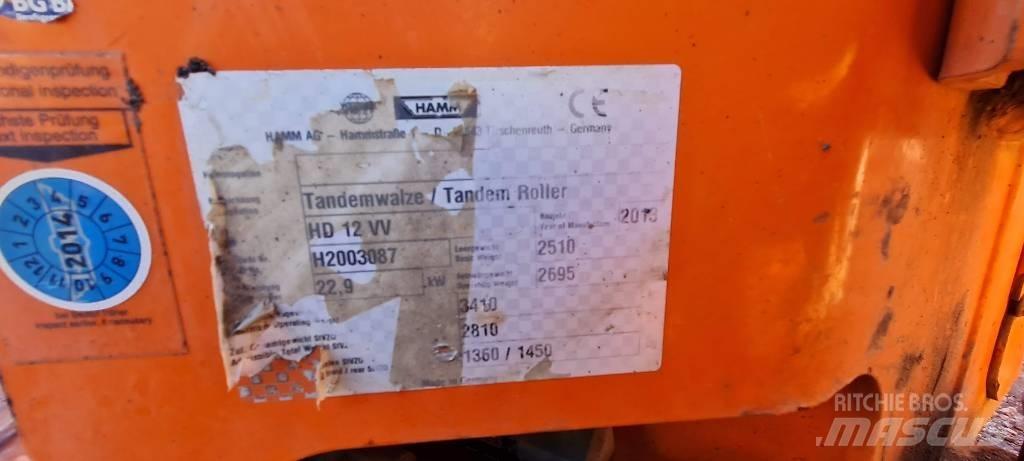 Hamm HD 12 VV Tandemové valce