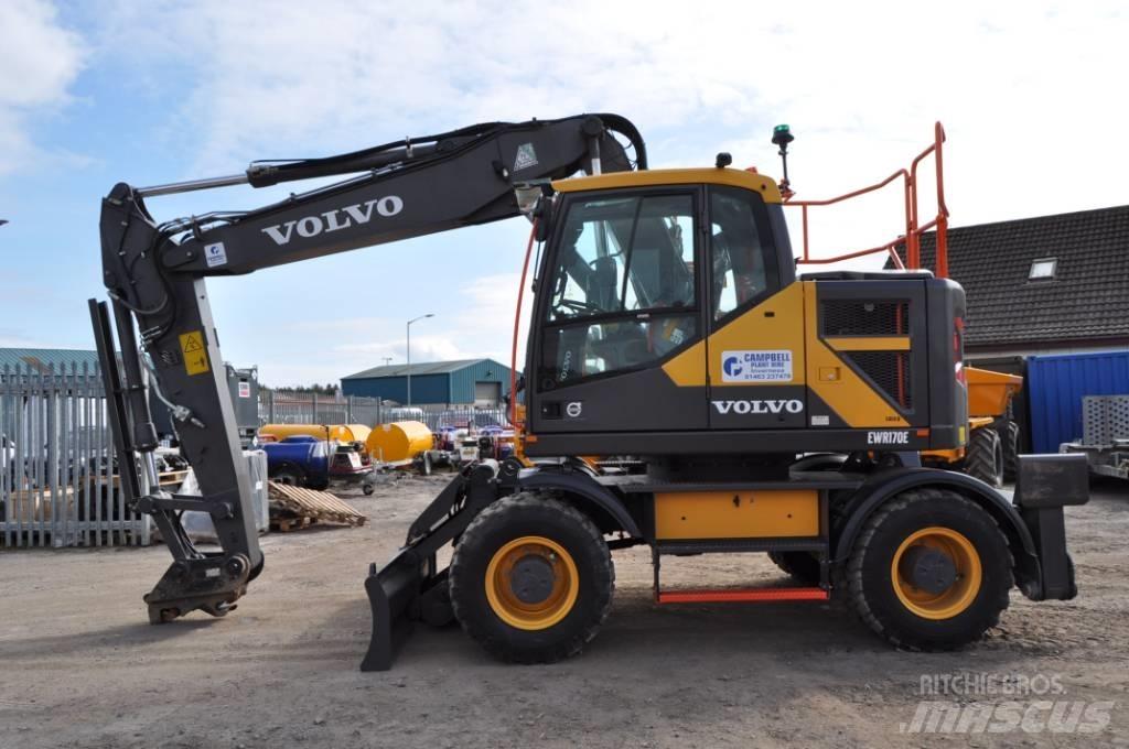 Volvo EWR 170 Kolesové rýpadlá