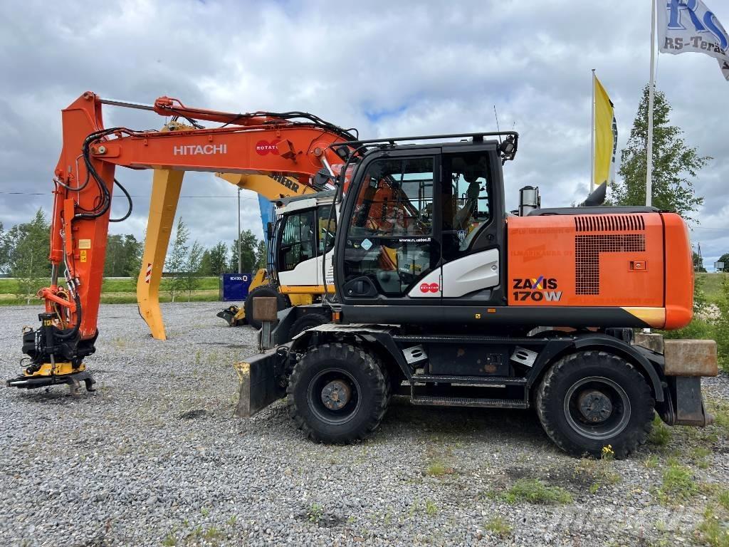Hitachi ZX 170W-5B Kolesové rýpadlá