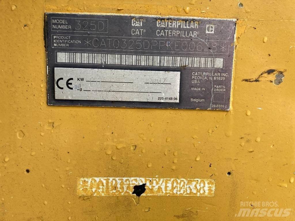 CAT 325 D Pásové rýpadlá