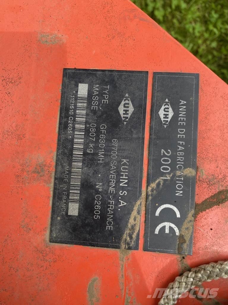 Kuhn GF6301MH Obracače a zhrabovače sena