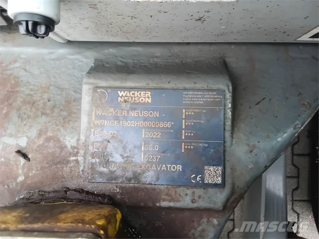 Wacker Neuson EZ50 Pásové rýpadlá