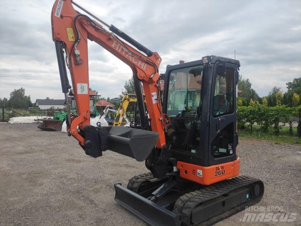 Hitachi ZX 26 U-6 Mini rýpadlá < 7t