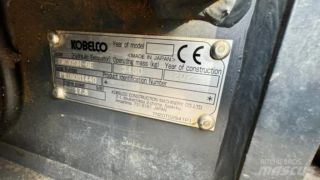 Kobelco SK 30 SR-6E Mini rýpadlá < 7t