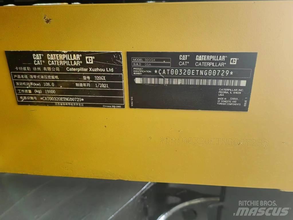CAT 320GX Pásové rýpadlá