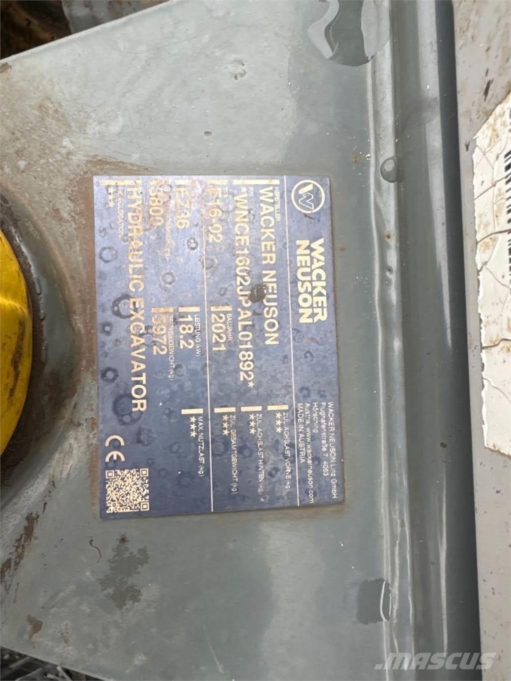 Wacker Neuson EZ36 Pásové rýpadlá