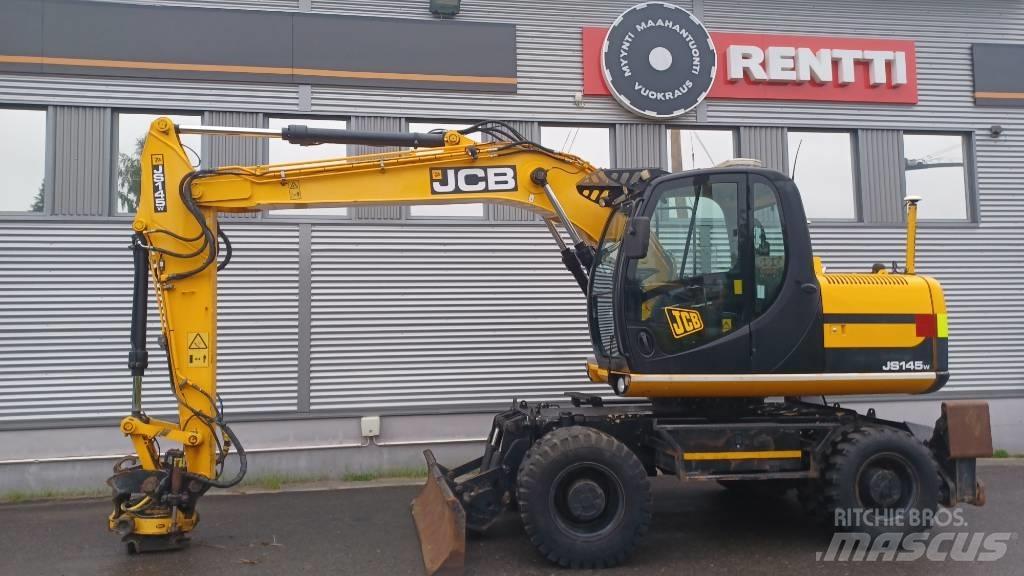 JCB JS 145 W Kolesové rýpadlá