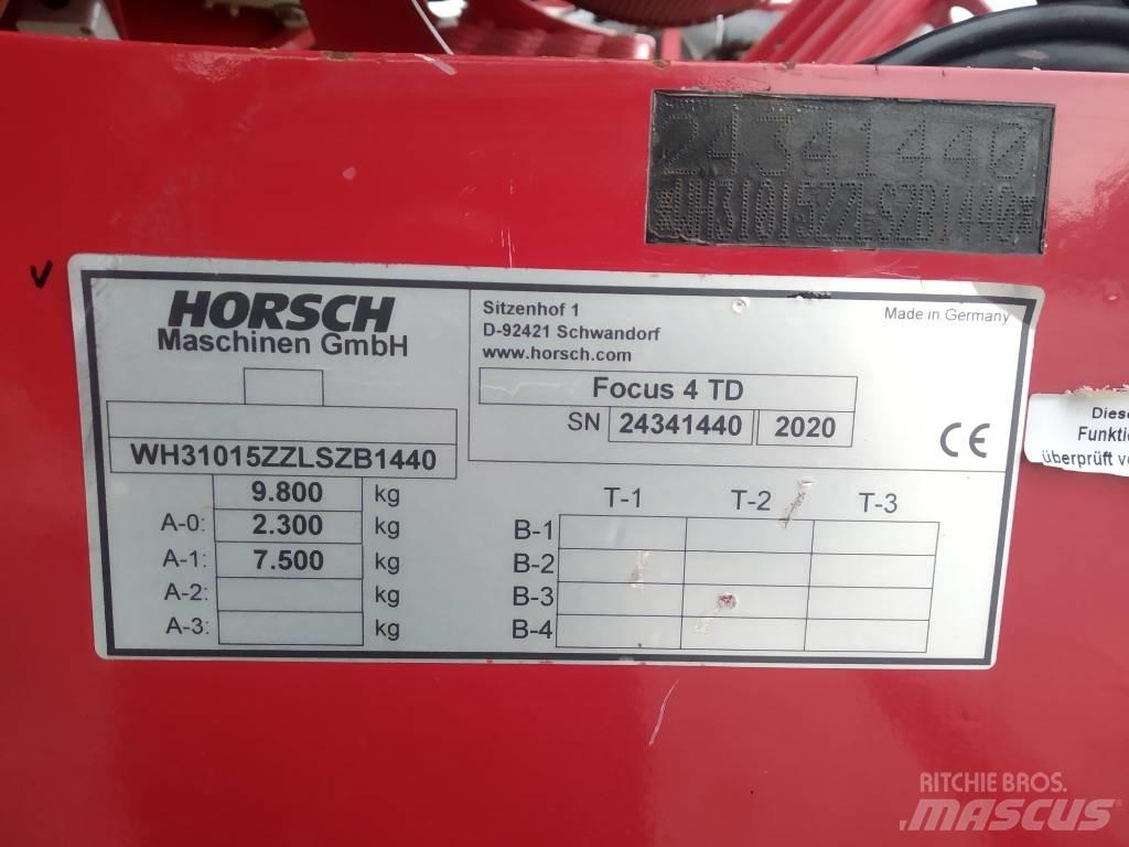 Horsch Focus 4 TD Mechanické sejačky