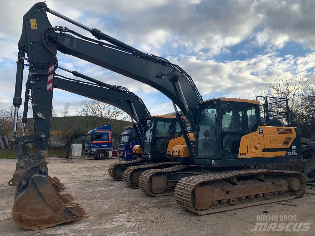 Hyundai HX220A L Pásové rýpadlá