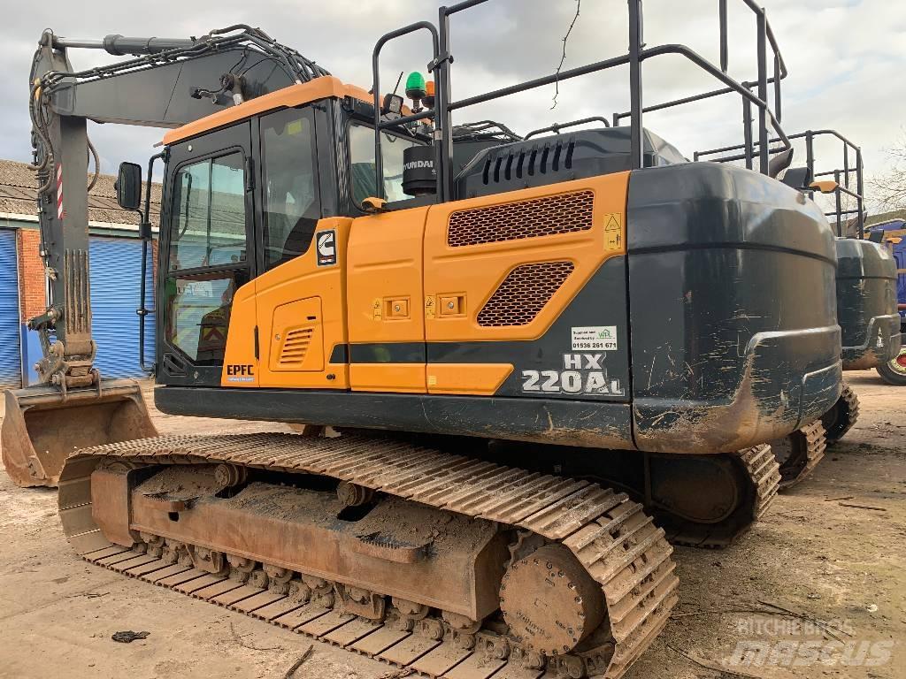 Hyundai HX220A L Pásové rýpadlá