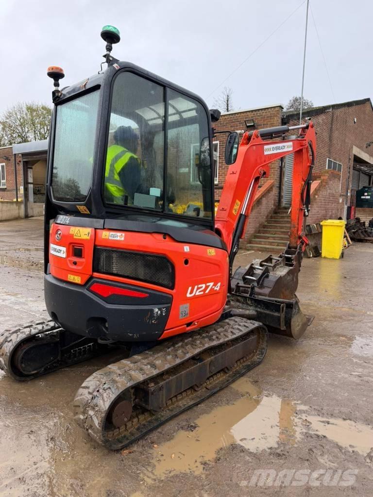 Kubota U 27-4 Mini rýpadlá < 7t