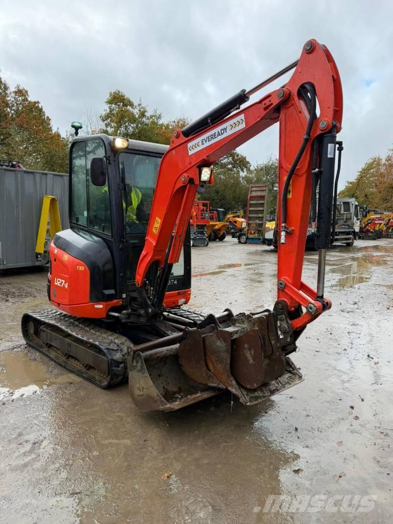 Kubota U 27-4 Mini rýpadlá < 7t