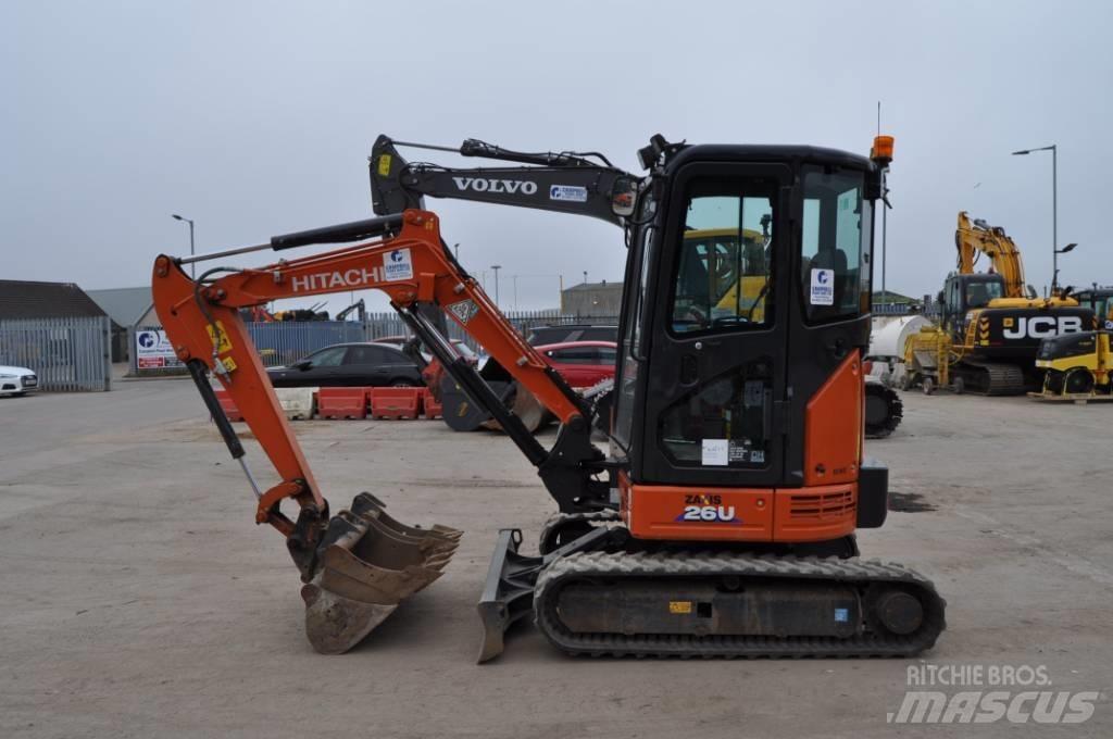 Hitachi ZX 26 U-6 Mini rýpadlá < 7t