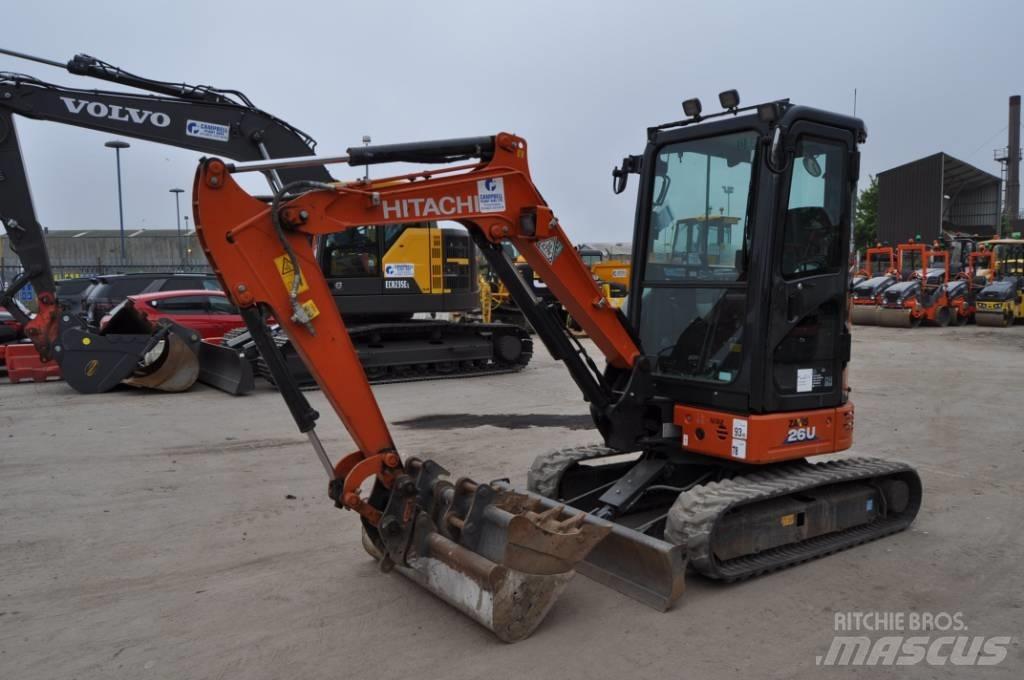 Hitachi ZX 26 U-6 Mini rýpadlá < 7t