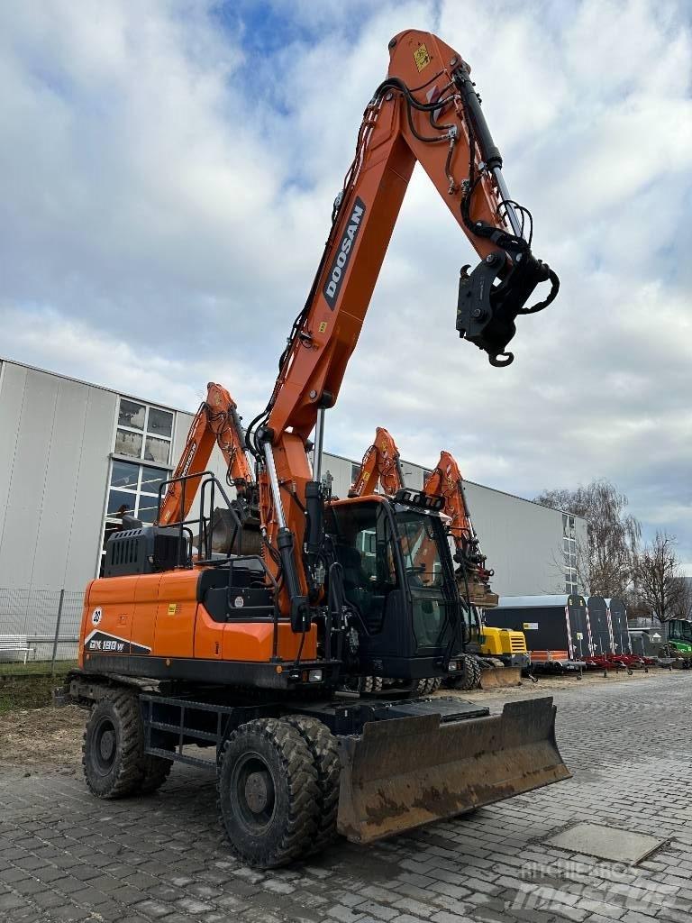 Doosan DX 190 W-7 Kolesové rýpadlá