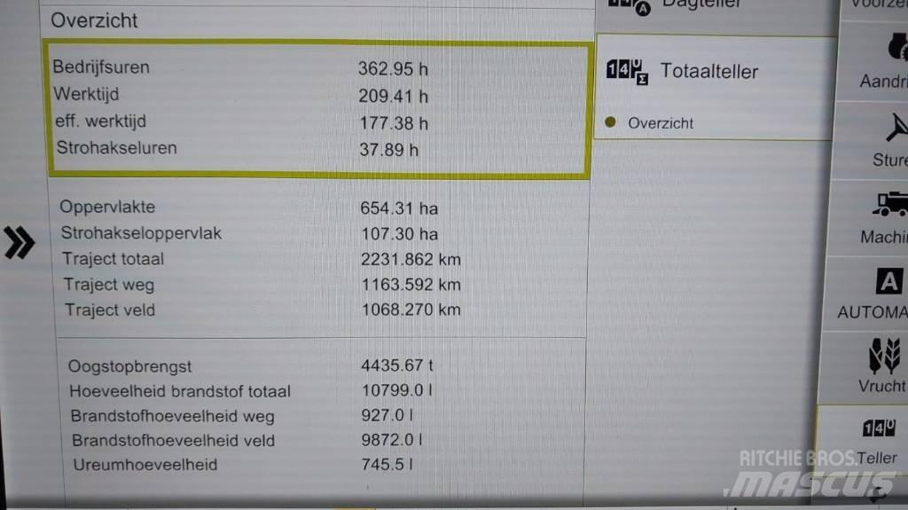CLAAS Trion 750 Kombinované zberacie stroje