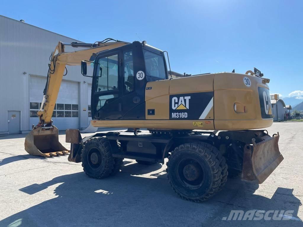 CAT M 316 D Kolesové rýpadlá