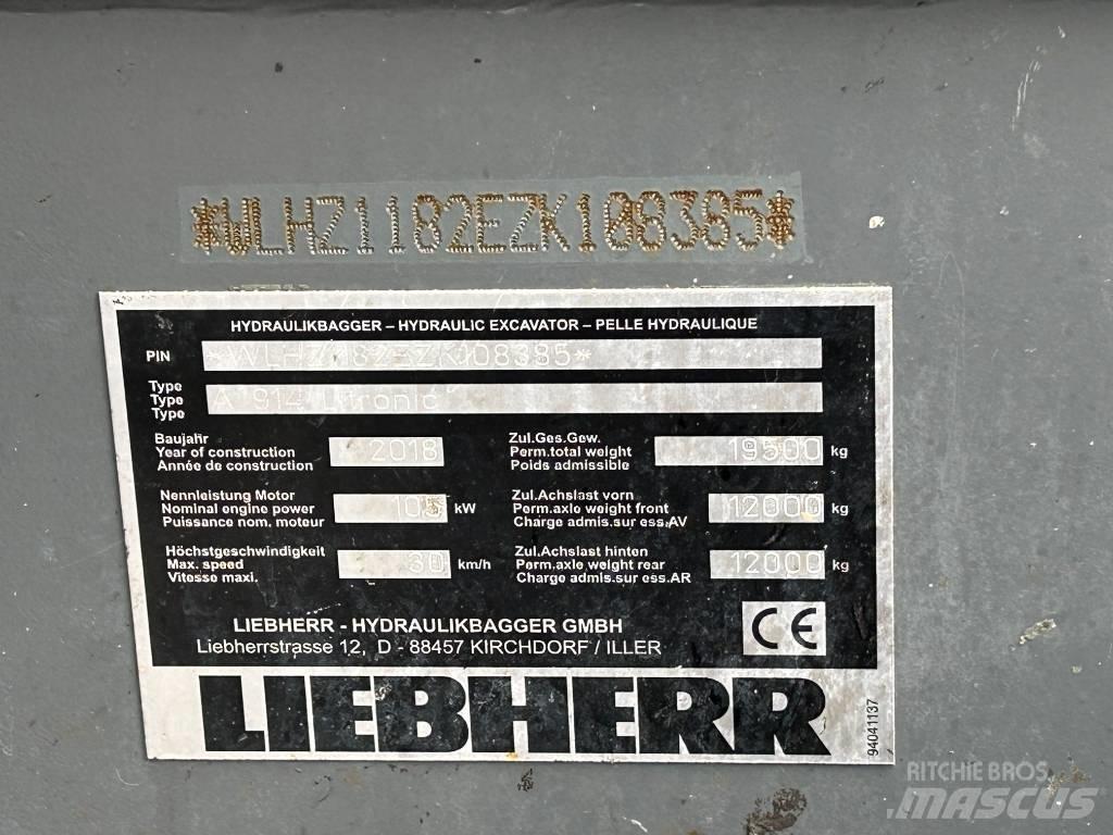 Liebherr A914 / LH18M Manipulácia s materiálom - ostatné