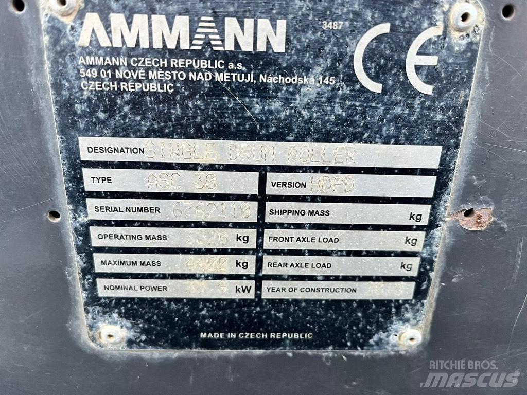 Ammann ASC 30 Ťahačové valce
