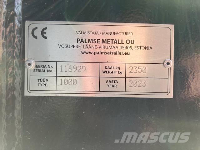 Palmse Trailer D1000 Vyklápacie prívesy