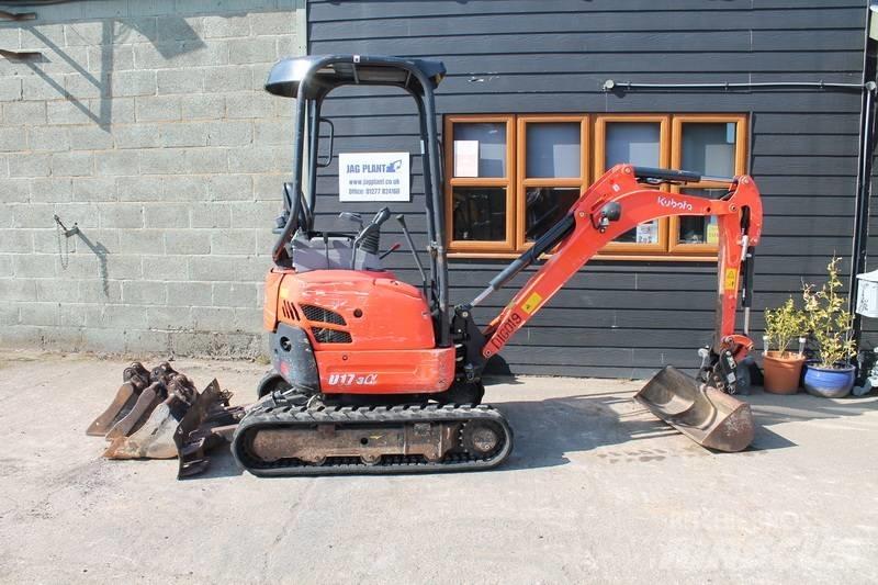 Kubota U 17-3 Mini rýpadlá < 7t