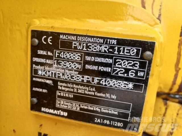 Komatsu PW138MR-11E0 Kolesové rýpadlá