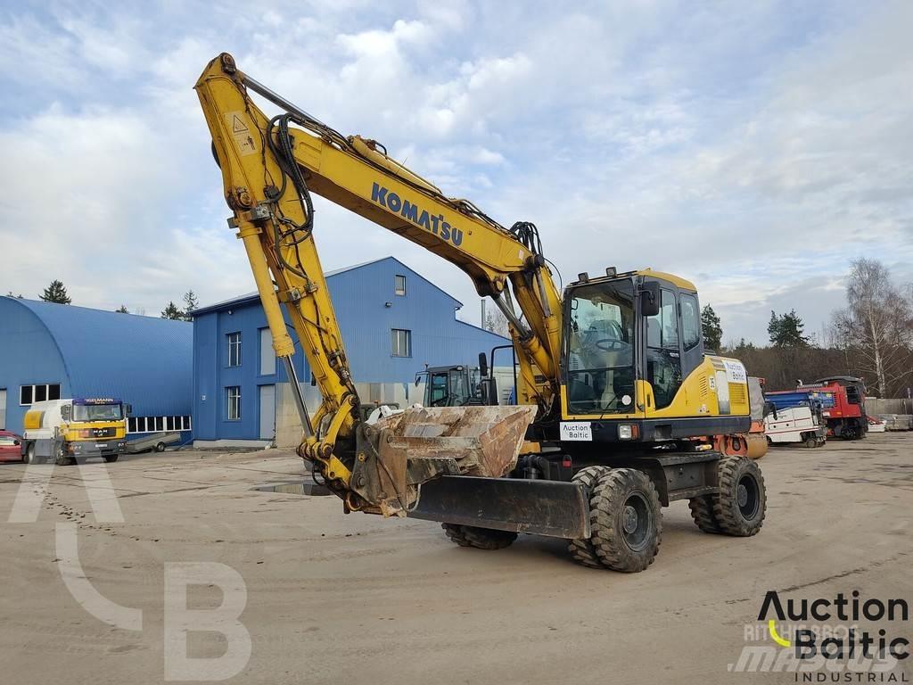 Komatsu PW160-7 Kolesové rýpadlá