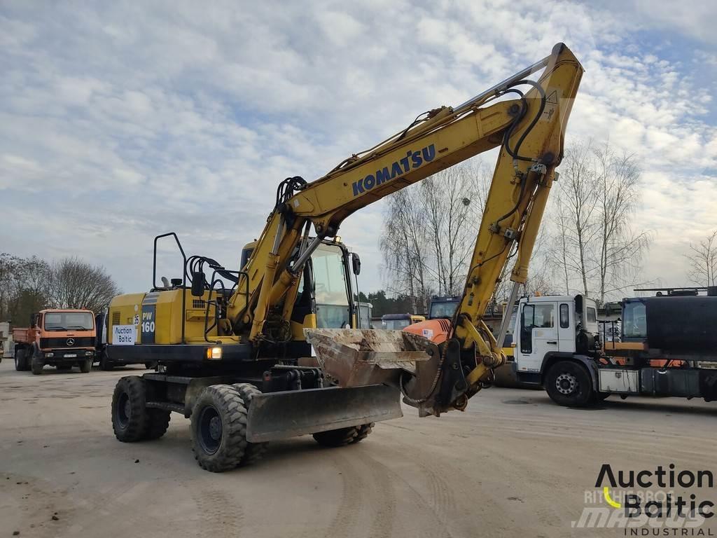 Komatsu PW160-7 Kolesové rýpadlá