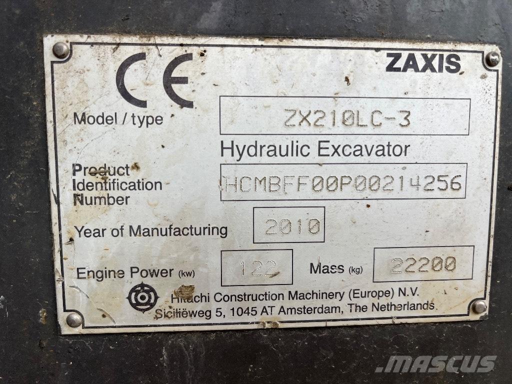 Hitachi ZX 210-3 Pásové rýpadlá
