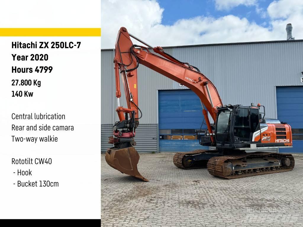Hitachi ZX250-7 Pásové rýpadlá