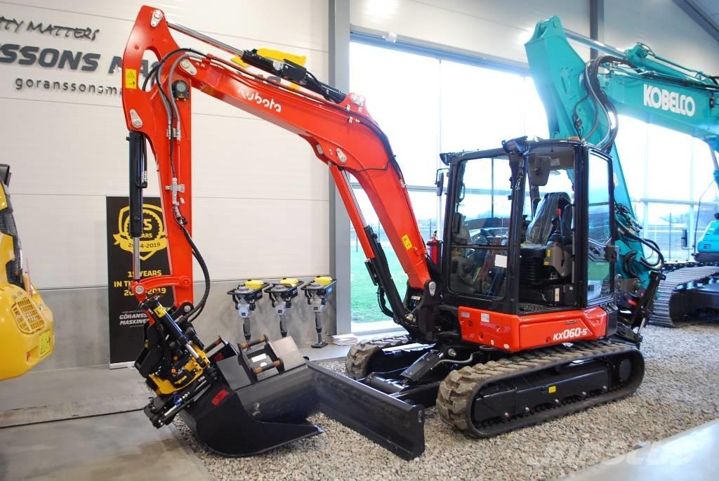Kubota KX 060-5 Midi rýpadlá 7 t - 12 t