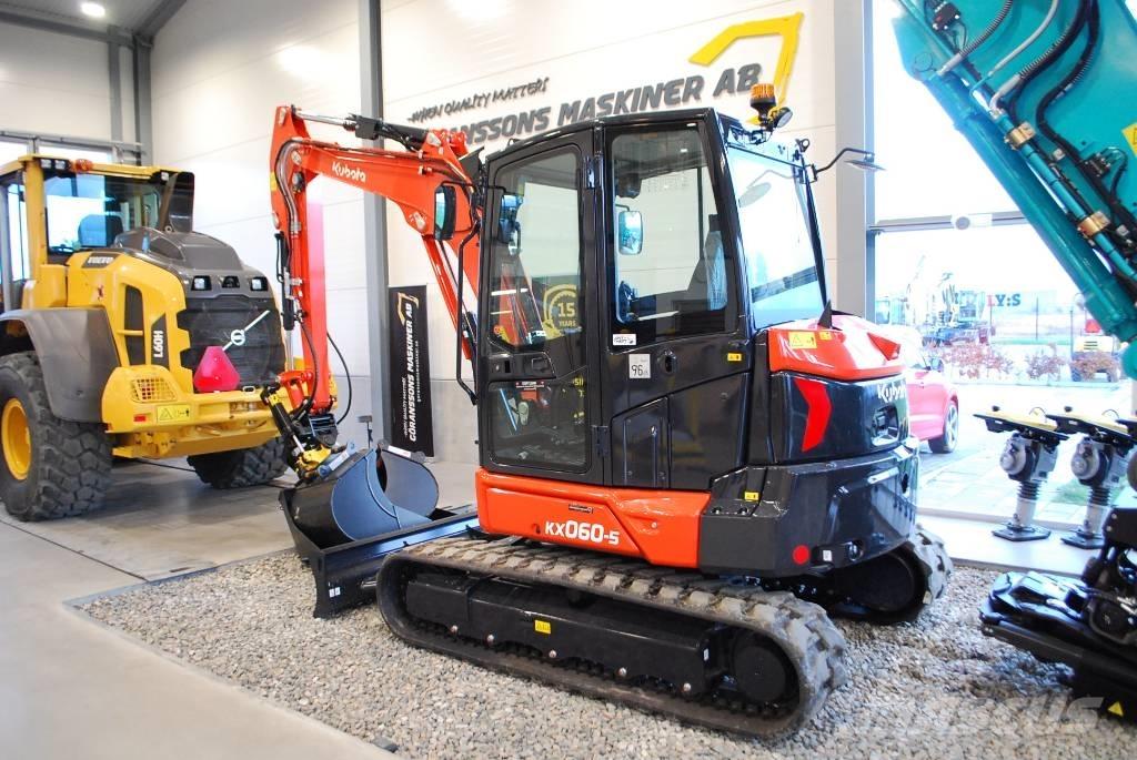 Kubota KX 060-5 Midi rýpadlá 7 t - 12 t