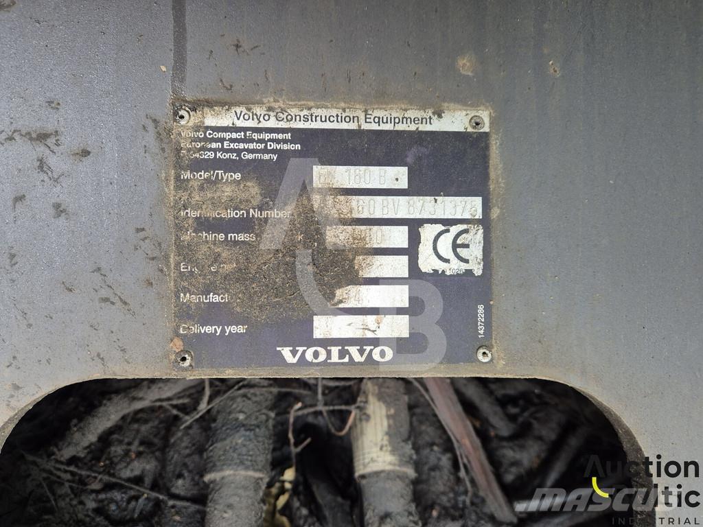 Volvo EW 160 B Kolesové rýpadlá