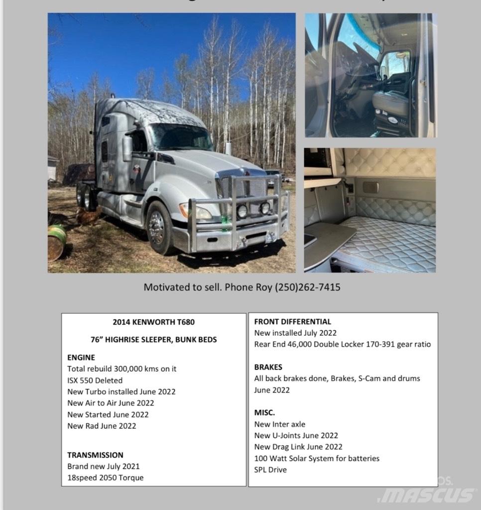 Kenworth T680 Ťahače