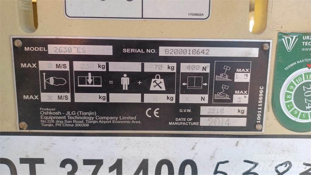 JLG 2630ES Nožnicové zdvíhacie plošiny