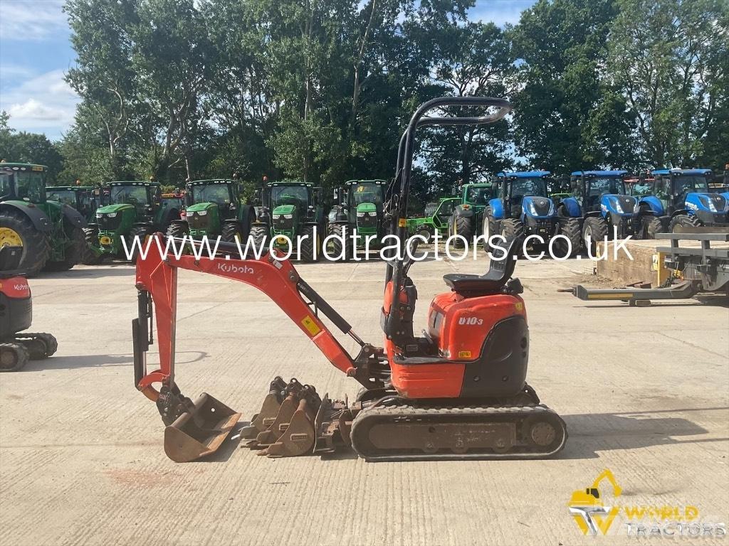 Kubota U 10-3 Mini rýpadlá < 7t