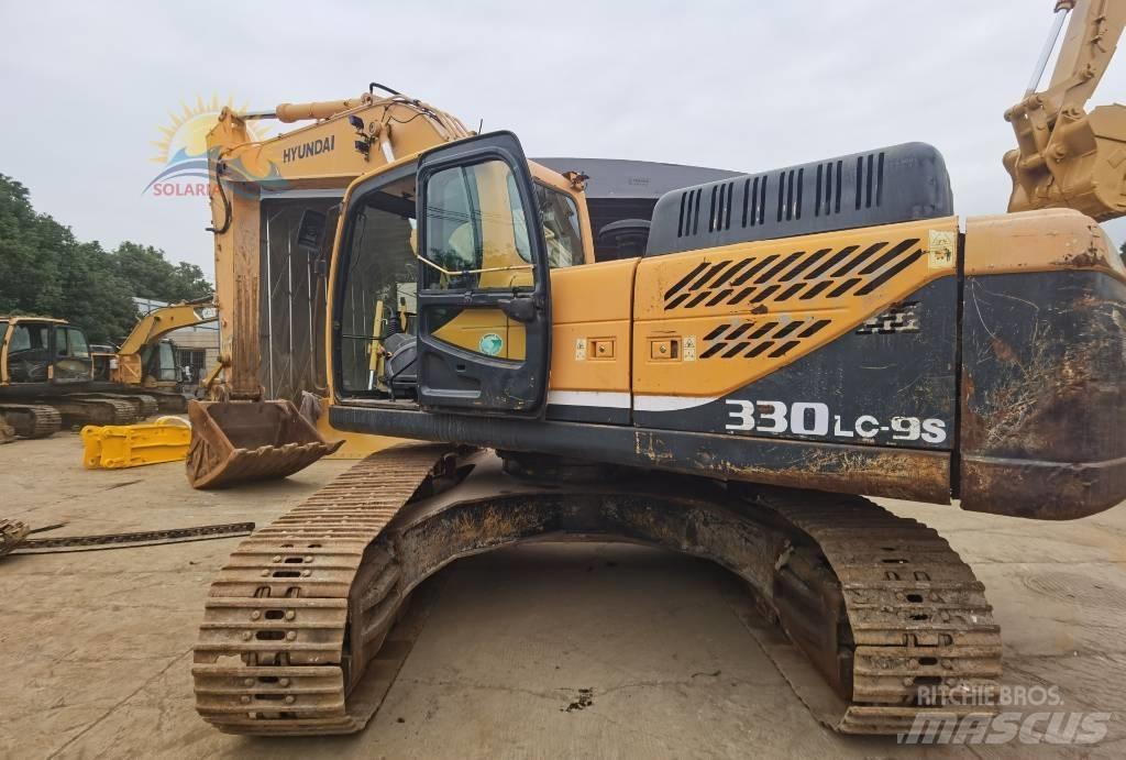 Hyundai 330LC-9C Pásové rýpadlá