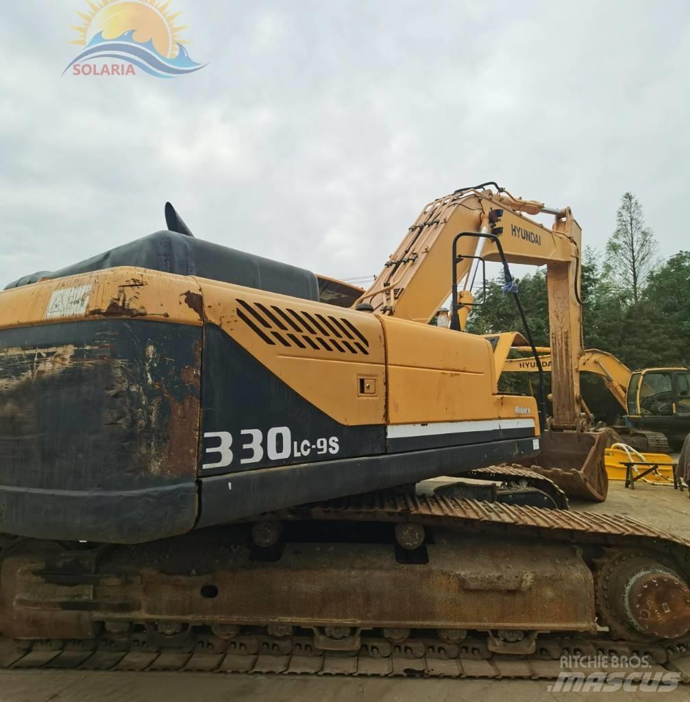 Hyundai 330LC-9C Pásové rýpadlá