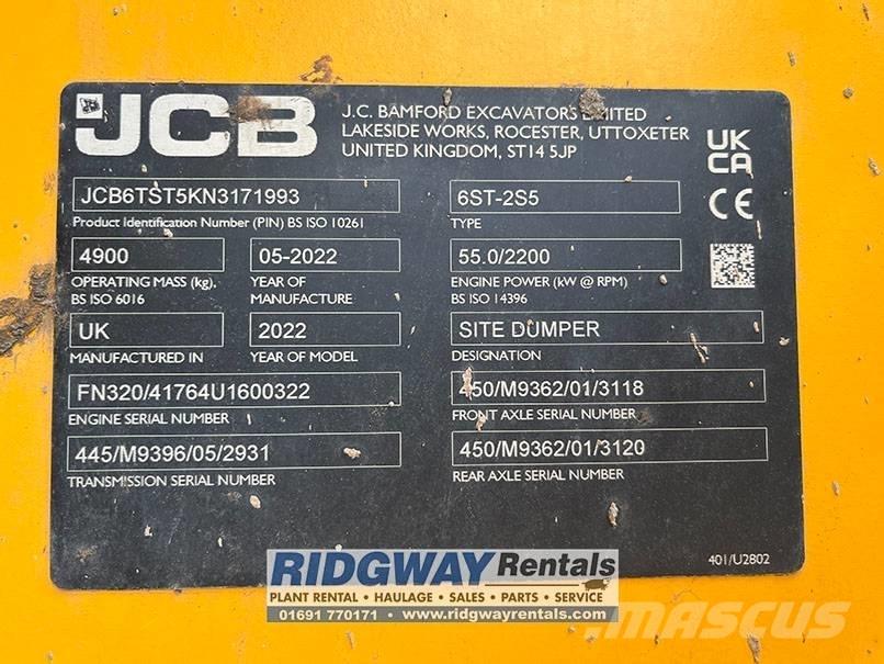 JCB 6 ST Stavebné sklápače