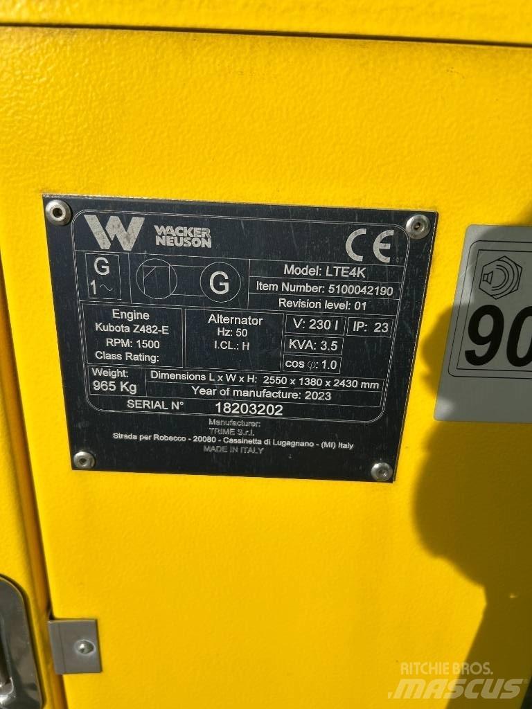 Wacker Neuson LTE4K Osvetľovacie stožiare