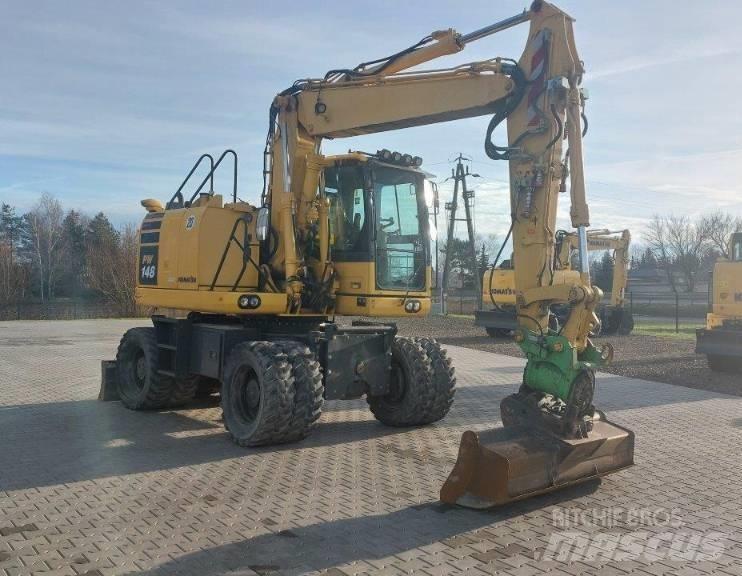 Komatsu PW 148-10 Kolesové rýpadlá