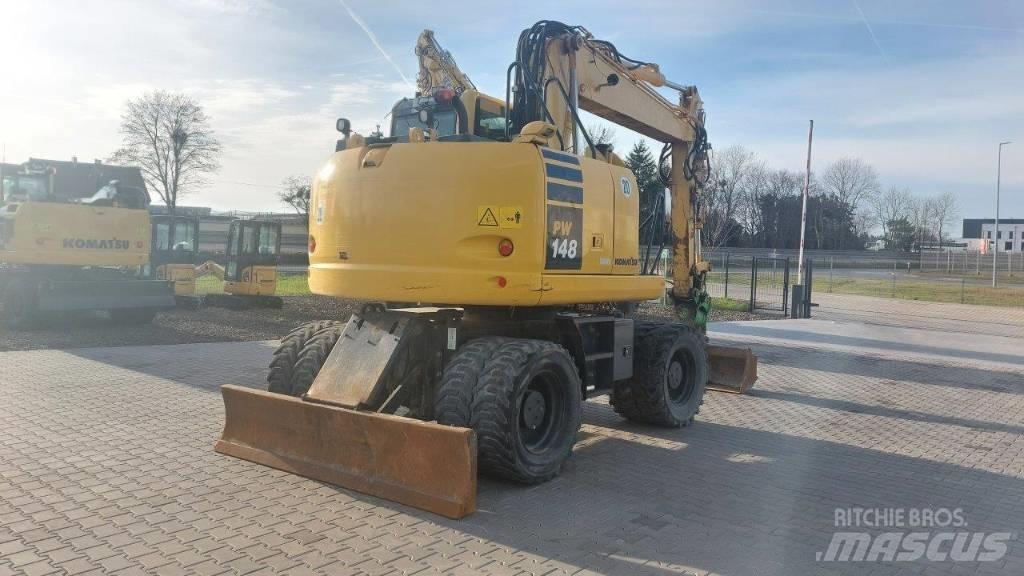 Komatsu PW 148-10 Kolesové rýpadlá