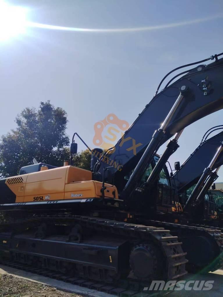 Hyundai R 505 L VS Pásové rýpadlá