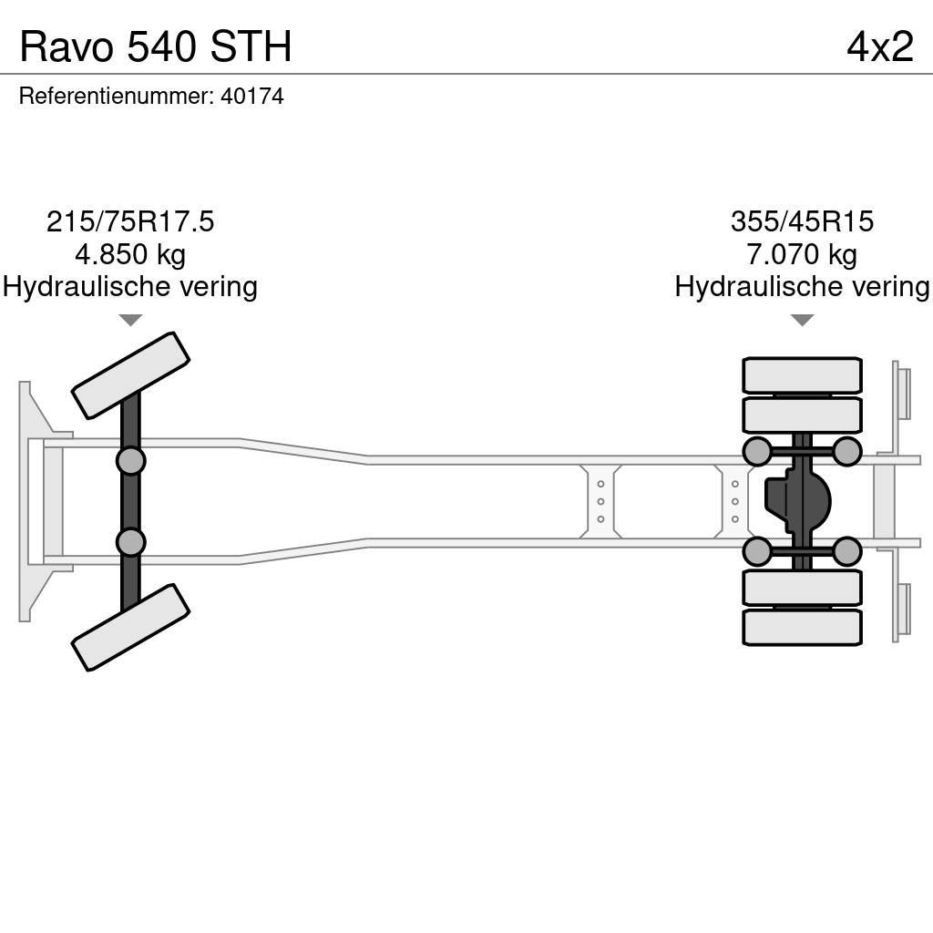 Ravo 540 STH Zametacie vozidlá